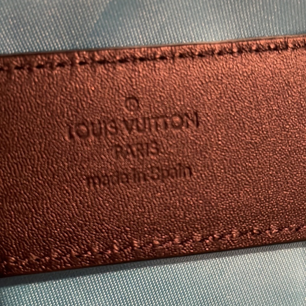 New Louis Vuitton suede leather belt - Picture 13 of 13